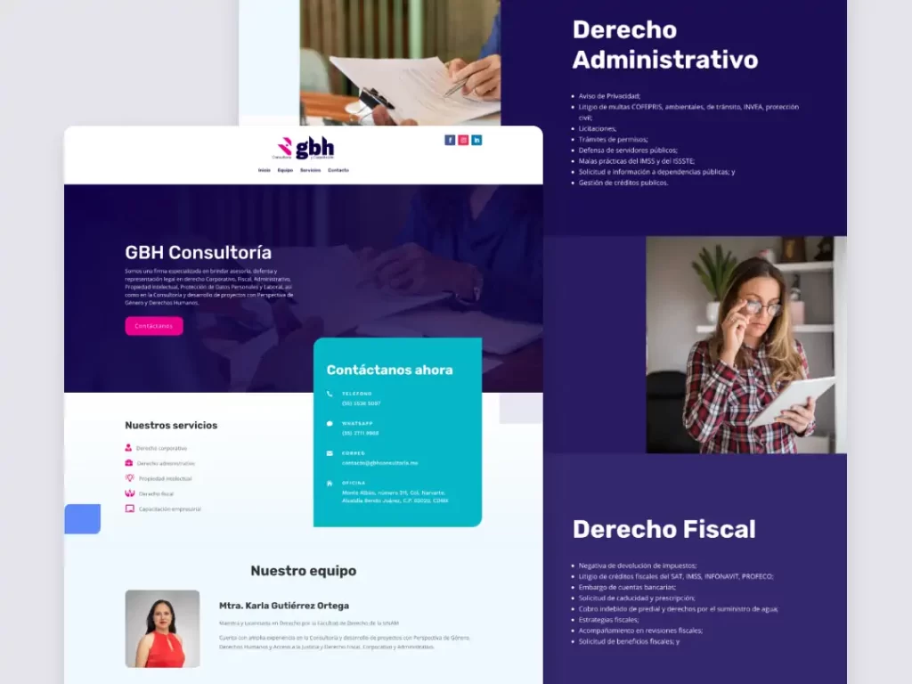 GBH Consultoria Sitio Web