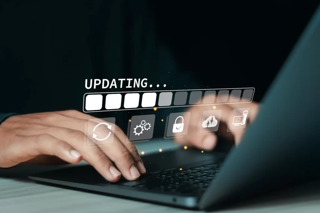 Proceso de actualización crítica para mantener la página web segura y al día