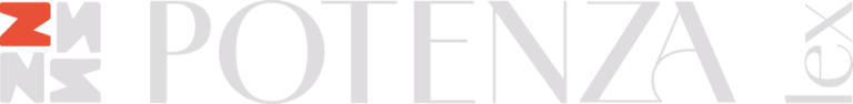 Logotipo de Potenza con símbolo geométrico